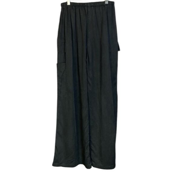 Reformation Ethan Twill Pant in Blackish Gray Women's XS - Picture 3 of 7